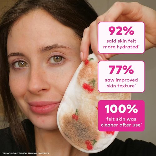 Original Makeup Eraser - 7-Day Set | Effortlessly Remove All Makeup with Just Water - Includes Waterproof Mascara, Eyeliner, Foundation, Lipstick, Sunscreen