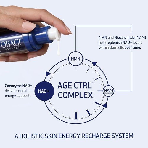 Obagi NU-GEN NAD+ Cellular Renewal Face Serum - Anti-Aging Formula with Niacinamide & NMN for Wrinkle Reduction & Hydration