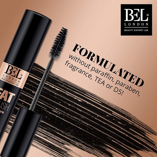 BEL London Fat Brush Mascara - Extreme Volume & Definition for Stunning Lashes