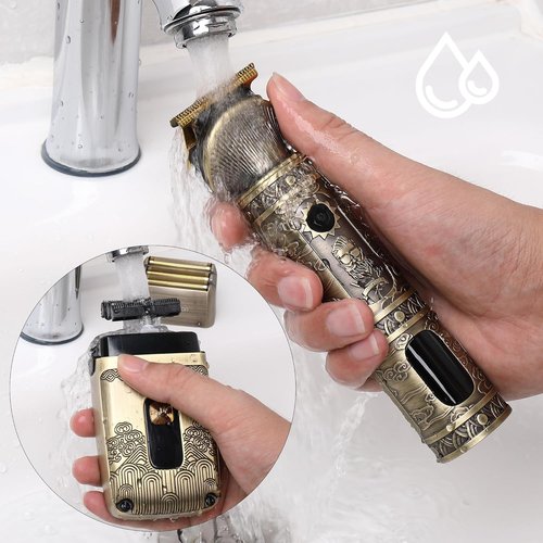 Scttomon T-Blade Hair Trimmers - Cordless Electric Shaver & Beard Grooming Kit for Men