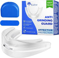 Mouth Guard for Grinding Teeth at Night: Anti-Grinding Guard for Sleeping -Personalized Fit Night Guards - Food-Grade Eva Foam (Transparent White)