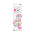 KISS ColorFX Valentine’s Day Press On Nails - ‘Cherished’ Pink Short Squoval | Improved Adhesive, 10-Day Hold, 30 Nails & Accessories