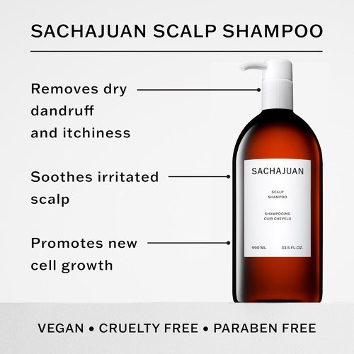 SACHAJUAN Scalp Shampoo - Soothing Formula for Dry, Itchy Scalps | 8.4 Fl Oz