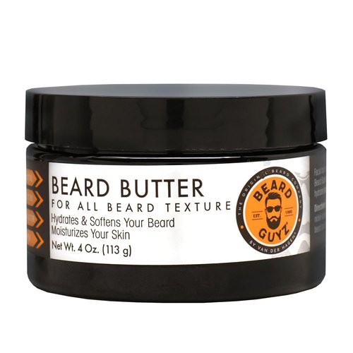 Beard Guyz Beard Butter - Moisturizing Leave-In Conditioner for Men, Tames Frizz & Softens Facial Hair - 4 oz