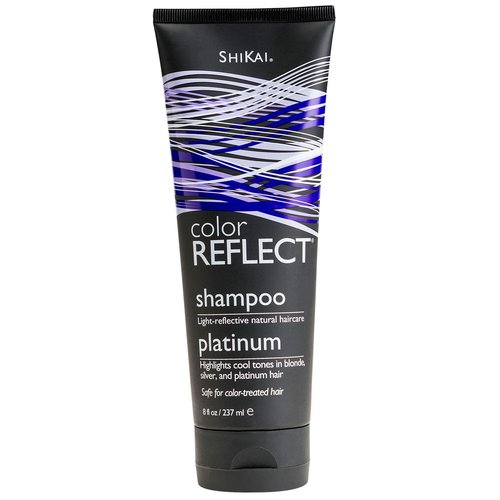 Shikai Color Reflect Platinum Shampoo and Shikai Color Reflect Daily Moisture Conditioner Bundle With Blue Malva, Avocado Oil, Panthenol (Provitamin B5) and Shea Butter, 8 fl. oz. each