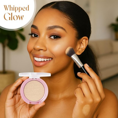 Profusion Cosmetics Whipped Glow Mousse Highlighter - Lightweight Cream for Effortless Radiance & Long-Lasting Shine