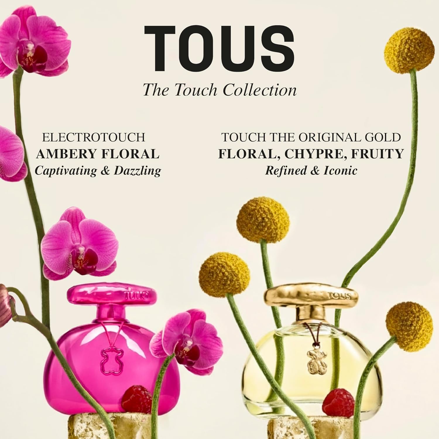 TOUS Touch Women's Perfume - Floral Fragrance for Everyday Wear | Long-Lasting 3.4 Fl Oz