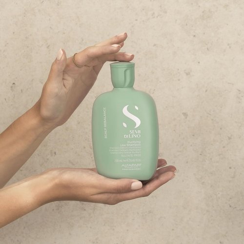 Alfaparf Milano Semi Di Lino Scalp Rebalance Shampoo - Sulfate-Free Formula for Dry Scalp | Professional Salon Quality