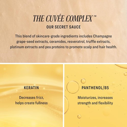 CUVÉE BEAUTY Cuvee Shampoo - 1.7 fl oz - Champagne-Infused Formula with Vitamin B & Panthenol - Color Safe