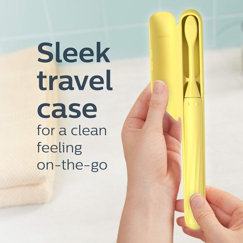 Philips Sonicare Battery Toothbrush - Mango Yellow | Superior Cleaning Power & Convenience