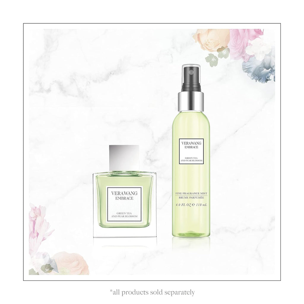 Vera Wang Embrace Body Mist - Green Tea & Pear Blossom | Long-Lasting Women's Fragrance, 8.1 fl oz