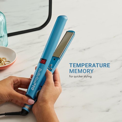 BaBylissPRO Nano Titanium Flat Iron - Digital Hair Straightener for Professional Salon Results | All Hair Types