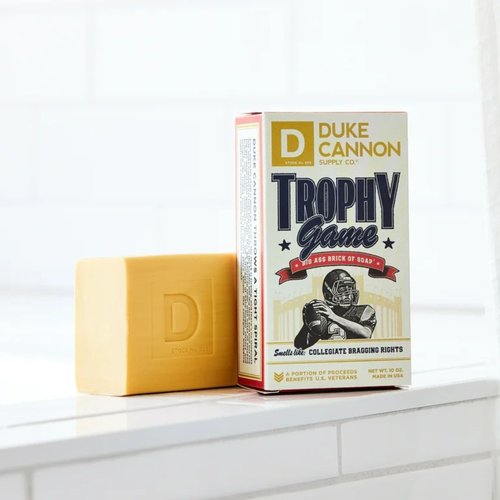 Duke Cannon Supply Co. Big Brick of Soap for Men, Trophy Game Scent, 10 oz (Pack of 1)