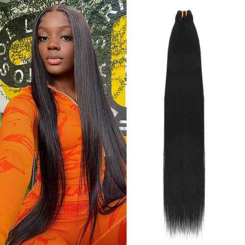 Missking 16A Raw Human Hair Bundles 100% Burmese Virgin Straight Bundles Human Hair, Sliky Boutique Extensions, Can Be Dyed and Restyled, Full Ends, Vertical Smooth (Straight 1 Bundle, 18 Inch)