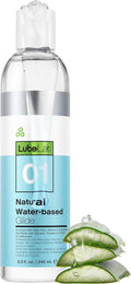 Lubelab Water-Based Personal Lubricant - Aloe & Vitamin E, Hypoallergenic, 8.3 Fl Oz | Natural Smooth Glide