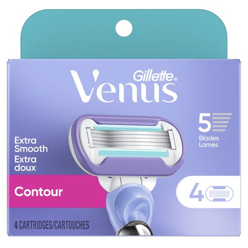 Gillette Venus Extra Smooth Swirl Women's Razor Blade Refills - 4 Count