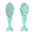 Glimmer Wish Mermaid Detangling Hair Brush for Kids - Anti-Frizz & Anti-Static - Soft Long Bristles for Easy Detangling