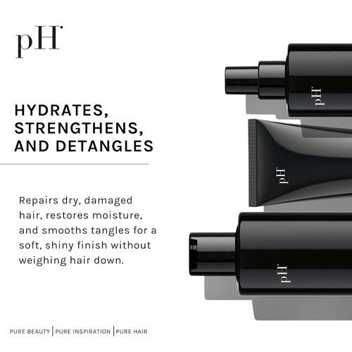 pH PURE HAIR Repair Shampoo & Conditioner Set | Hydrating Hyaluronic Acid Formula - 13.52 oz & 6.67 oz