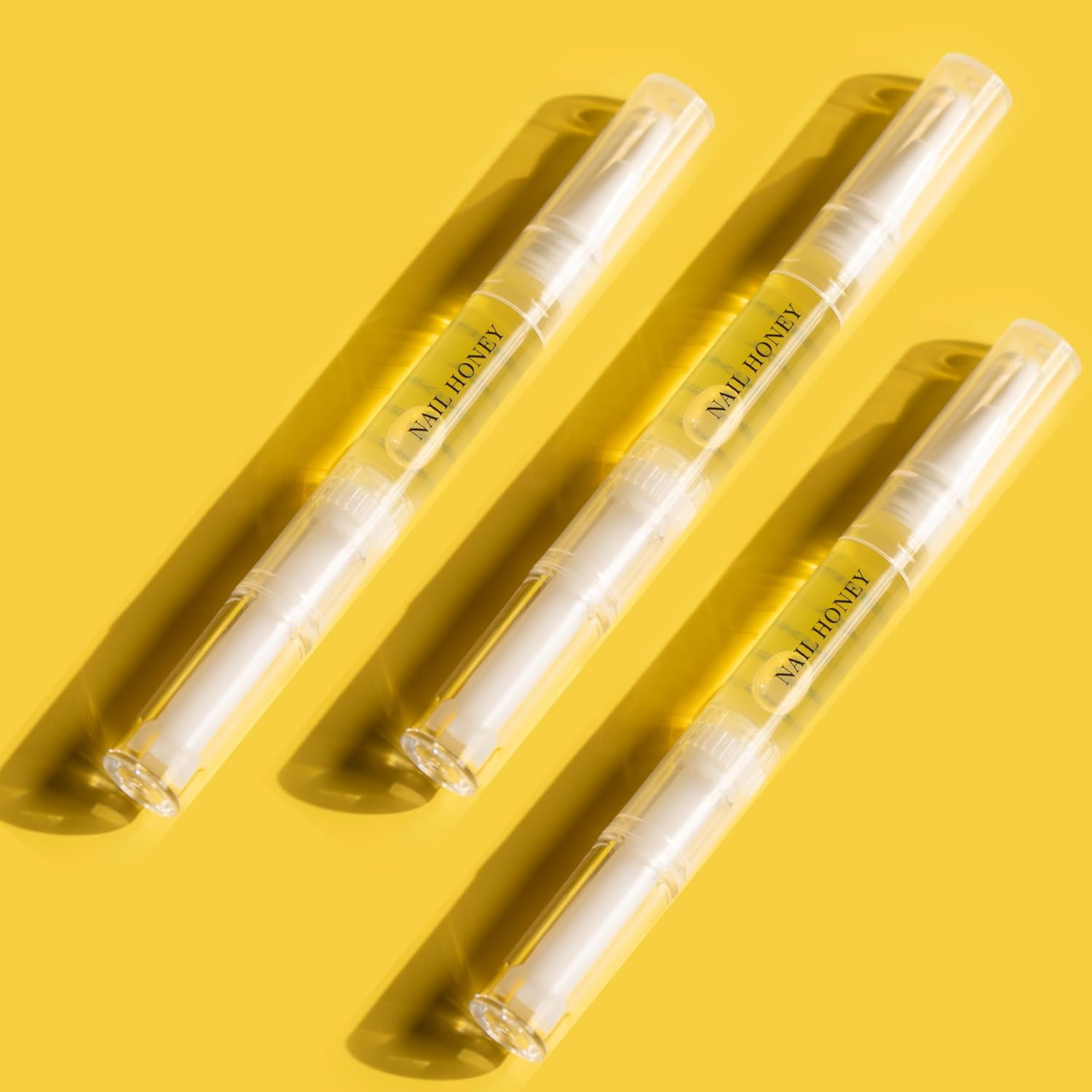 Twinkled T Nail Honey Cuticle Oil Pen - Organic Nail Growth Treatment for Dry Cuticles & Brittle Nails | 2ml Pen