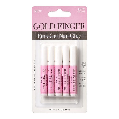 Kiss Pink Gel Nail Glue (IBGL04) (2 Pack)