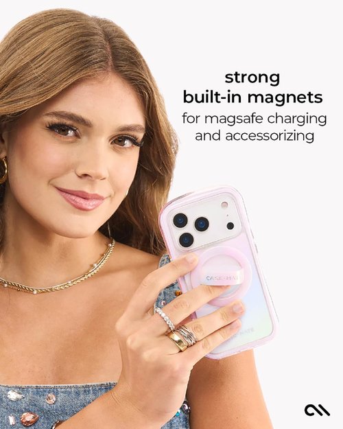 Case-Mate Jelly Pop iPhone 17 Pro Max Case - Stylish Iridescent Design with 16ft Drop Protection | MagSafe Compatible