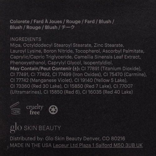 Glo Skin Beauty Blush - Sheer Petal Pressed Powder for High Pigment, Natural Glow Finish
