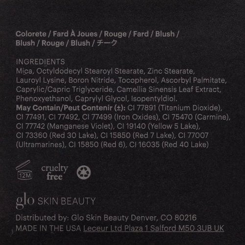 Glo Skin Beauty Blush (Sheer Petal) - Pressed Powder Blush for Cheeks, High Pigment Mineral Face Makeup Creates a Natural, Healthy Glow