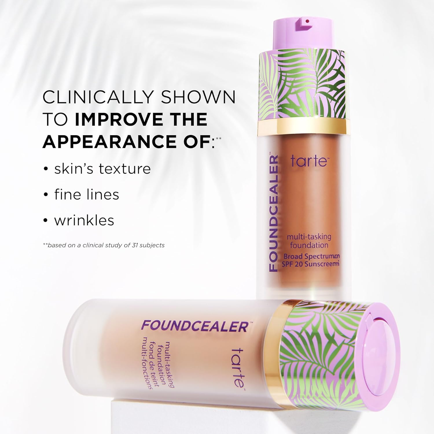 Tarte Babassu Foundcealer Dewy Foundation - SPF 20 Sunscreen, Vegan Makeup with Radiant Medium Coverage