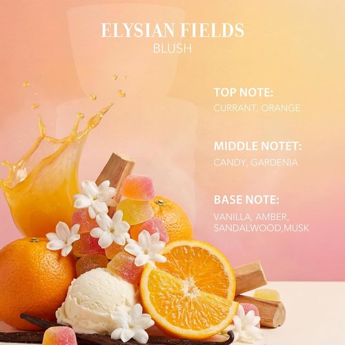 Elysian Fields Blush Eau De Parfum - Long-Lasting Vanilla & Fruity Floral Fragrance | 30ml