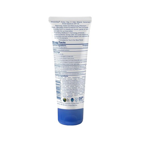 SPF 45 Every Day Kids Mineral Sunscreen - Biodegradable, Paraben-Free & Reef Safe | 2.5 Fl Oz Non-Greasy Protection for Face & Body