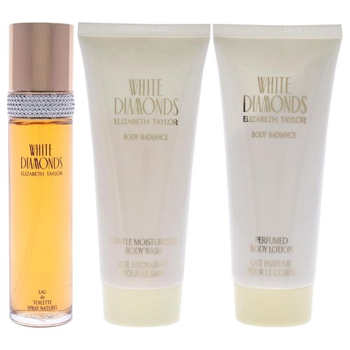 Elizabeth Taylor White Diamonds Perfume - Elegant Fragrance Set | 3 Count