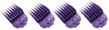 Andis 66320 Magnetic 4-Piece Comb Set - Perfect for Hair Cutting & Grooming – Sizes 5, 6, 7, 8 (5/8", 3/4", 7/8", 1") – Large, Purple