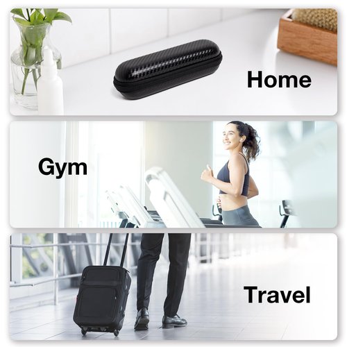 Nincha Compact Travel Trimmer Case - Hard Carrying Case for Philips Hybrid Trimmer & Shaver | Black