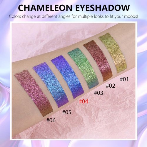 Evpct Royal Blue Duochrome Liquid Eyeshadow - Waterproof Multichrome Metallic Glitter for Women