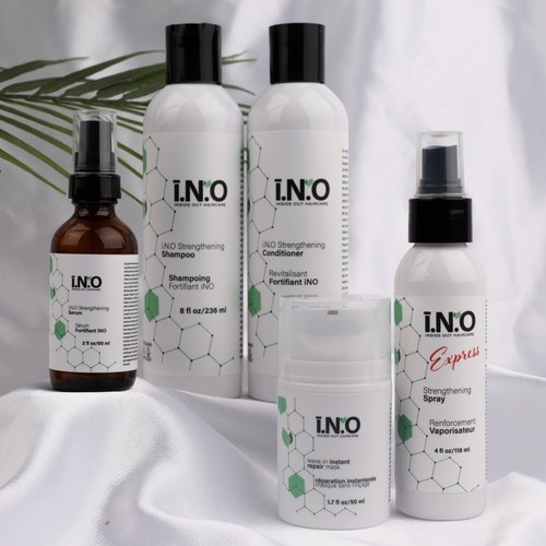 Earthly Body Inside Out Haircare Strengthening Express Spray - 4 fl oz - Strengthens, Detangles & Adds Shine - Vegan & Cruelty Free