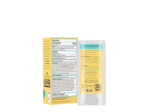 BABO Botanicals SPF 50 Stick Sunscreen - 70% Organic, Natural Zinc Oxide - Water Resistant & Fragrance-Free