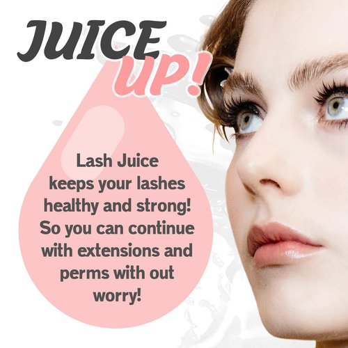Amber Lash Lash Juice - 3-in-1 Coating Sealant for Eyelash Extensions & Lift | Nourishing Serum (Black)