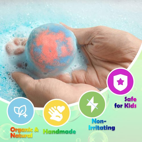 Bath Bombs for Kids with Surprise Toys Inside, 20 Pack Easter Kids Bath Bombs with Dog Puppy Pretend Playset, Boys Girls Gift Set for Easter Basket Stuffers, Birthday, Handmade Bubble Bath Fizzy Ball
