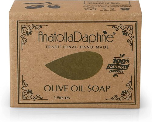 AnatoliaDaphne Olive Oil Soap Bar - Handmade 100% Pure Natural & Vegan 5.3 oz Each Bar