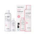 TONYMOLY Mochi Milky Toner Set – Hydrating Korean Toner with Ceramide, CICA, Panthenol & Hyaluronic Acid – Strengthens Skin Barrier, Soothes & Moisturizes – 500ml + 100ml Travel Size Duo