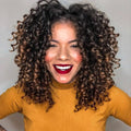 GoGo Curl Crochet Hair for Women 12 Inch Curly Crochet Hair Water Wave Curly Crochet Braids for Women 7 Packs Ombre Brown Deep Wave Braiding Hair Extensions (12 Inch, 1B/4/30)