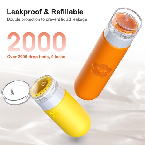 20Pack Travel Bottles for Toiletries, TSA Approved Travel Bottles Silicone Travel Size Containers, Travel Essentials Leak Proof Refillable Liquid, Shampoo and Conditioner Travel Toiletry Bottles