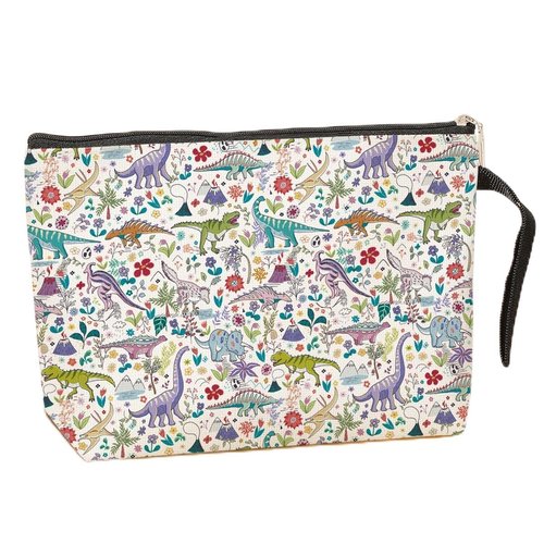 Dinosaur Cosmetic Bag for Women Her Coworker Friends Daughter Student Bestie Colleague Pouches for Organization Portable Waterproof Toiletry Bag Christmas Birthday Gifts Makeup Bag Dinosaur Gifts