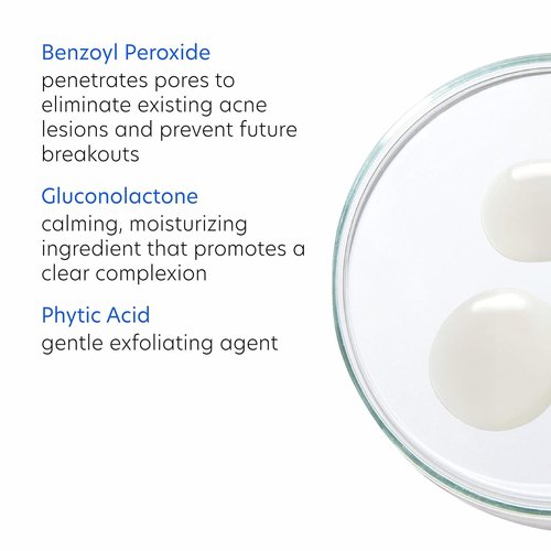 PCA SKIN 5% Benzoyl Peroxide Face Wash - Foaming Acne Cleanser for Oily Skin | 7 Oz Bottle