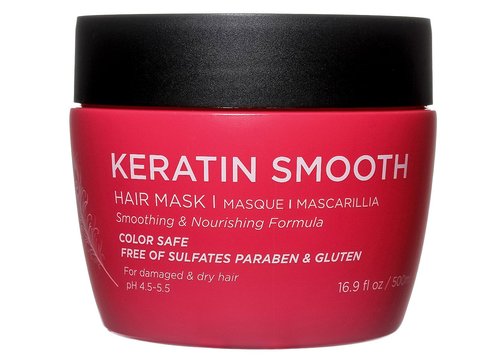 Luseta Keratin Smooth Hair Mask - Hydrating & Nourishing Treatment for Dry, Damaged Hair | 16.9 oz