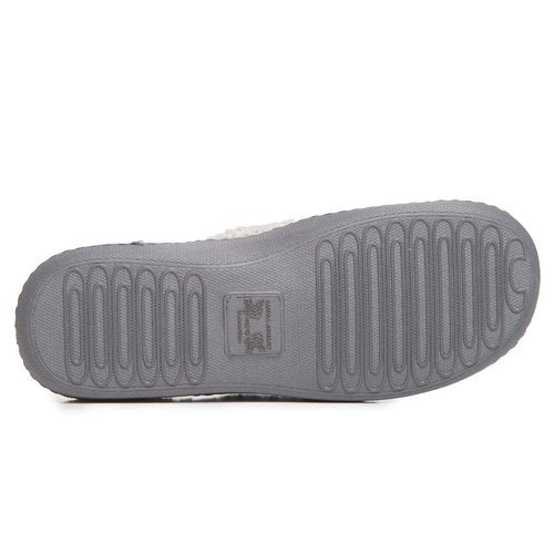 Laura Ashley Women's Spa Slip-On Rugged Scuff Slipper, Non-Slip House Slippers with Cushioned Insole for Ladies, Clay, Medium