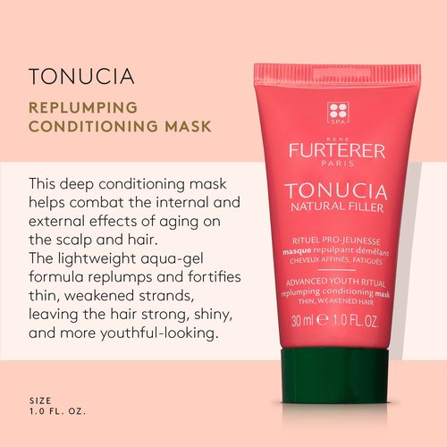 Rene Furterer TONUCIA Conditioning Mask - Replumping Formula for Thin, Weakened Hair - Silicone-Free