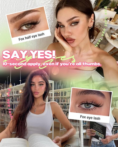 Focipeysa Wispy Lash Clusters Spiky Eyelash Clusters 10-18mm Eyelash Extensions Fox Eye Eyelash Right Left Individual Lashes Cat Eye Lashes Thin Soft Lash Extension Waterproof Lash Cluster