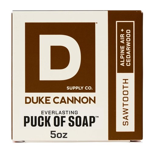 Duke Cannon Supply Co. Men's Bar Soap Puck 3-Pack – Triple-Milled Hydrating Soaps in Midnight Swim, Sawtooth & Bourbon Scents | 5 oz Each