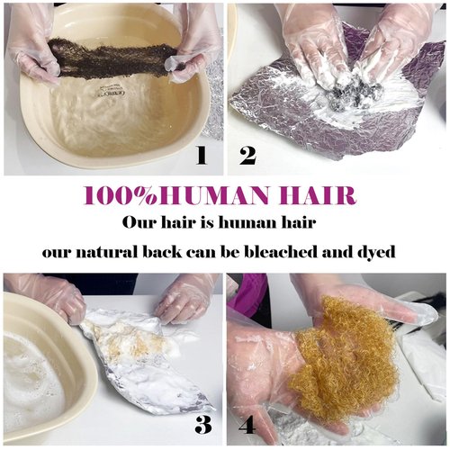 Afro Kinky Bulk Human Hair For Dreadlock Extensions Repair Locs,Twist Braiding, 100% Human Braiding Hair ，30Grams each bundles Total (#1B#grey 3pc) 8 Inch